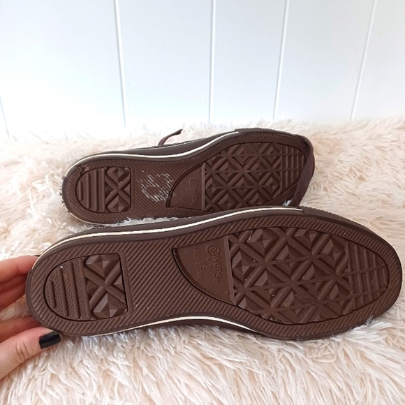 Leather Converse - Mens 9 - Picture 5 of 9